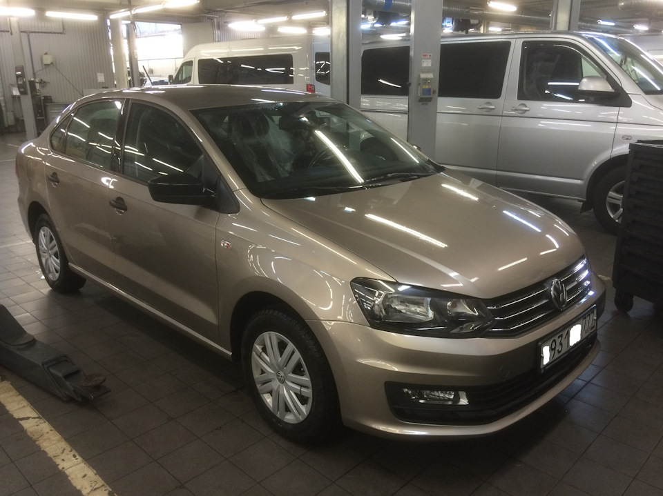 в ожидании ТО — Volkswagen Polo Sedan