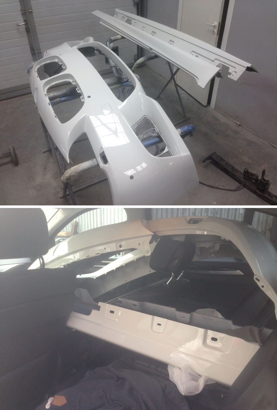 В салон с легкостью влезает бампер и пороги, даже дискомфорта не вызывает) — BMW 5 series (F10)