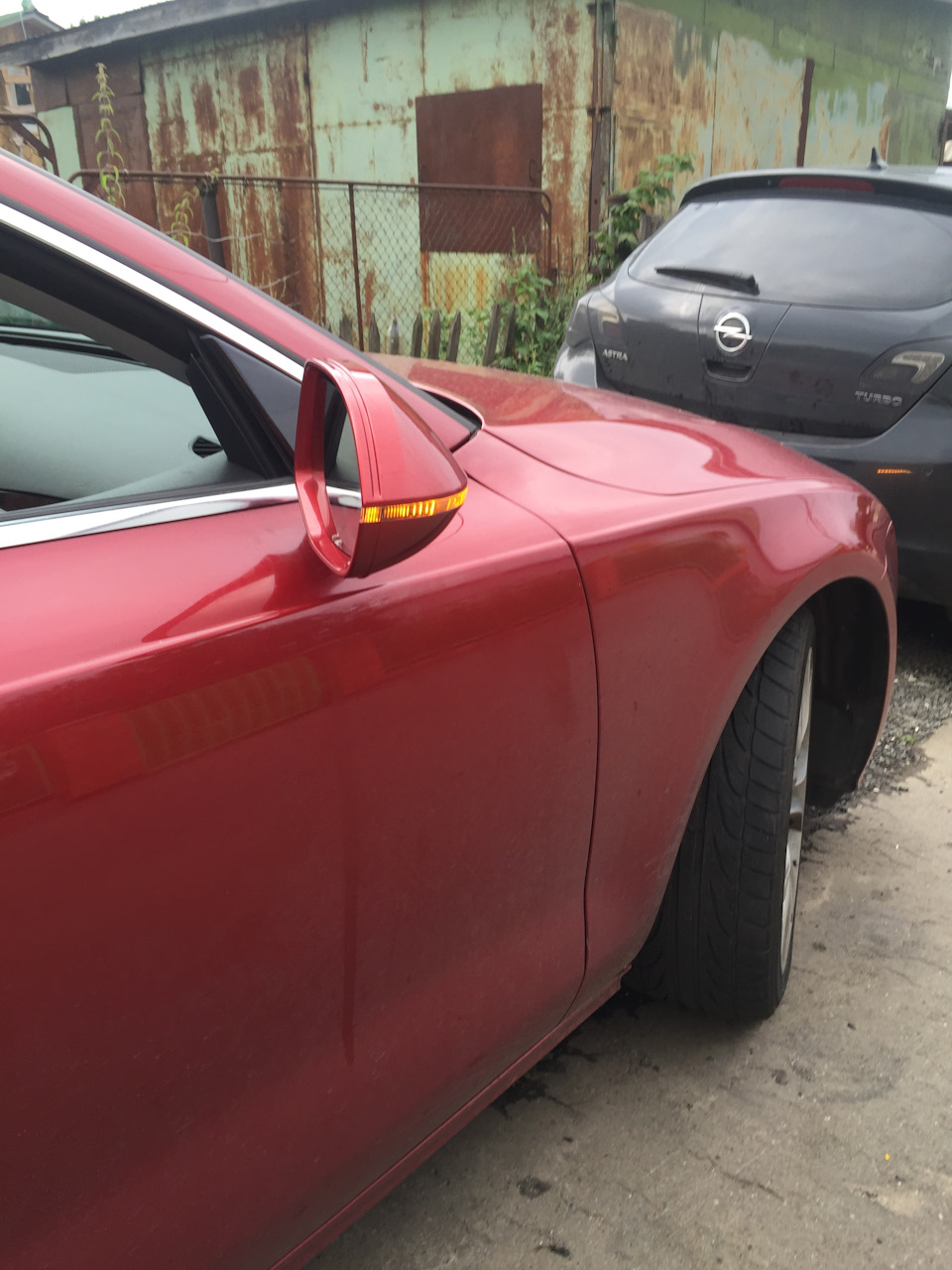 Зеркало собрано в обратном порядке, все работает. — Audi A7 Sportback (1G)