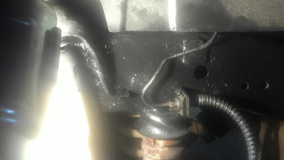 установленный шланг и все покрашено! — SsangYong Kyron