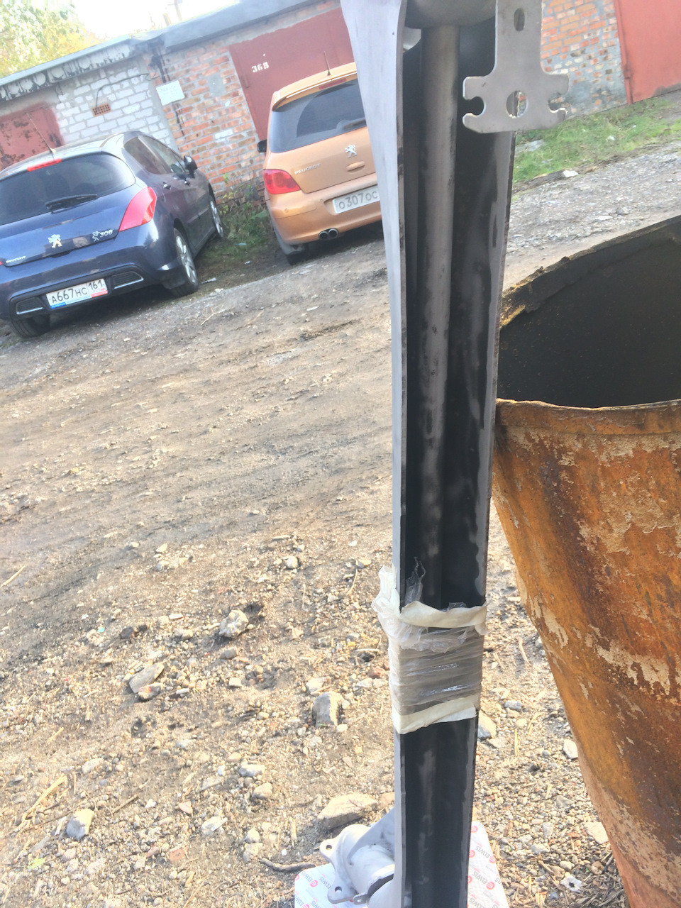 Готовится к покраске. — Peugeot 307