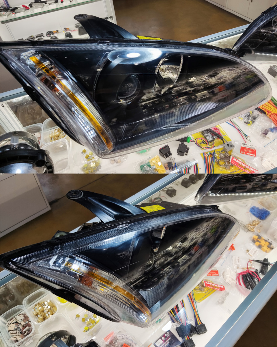 готовая правая фара — Ford Focus Sedan II