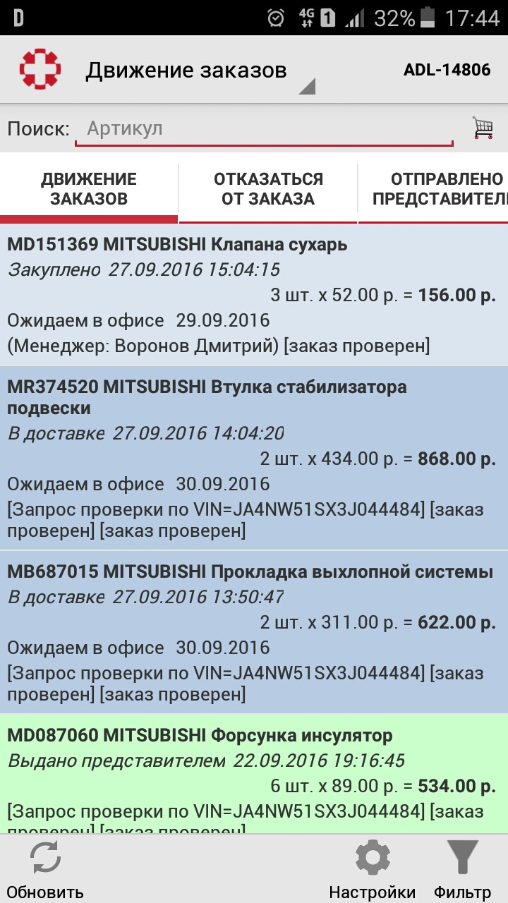 Фото в бортжурнале Mitsubishi Montero III (V60). Запчасти на фото: MD151369, MR374520, MB687015, MD087060