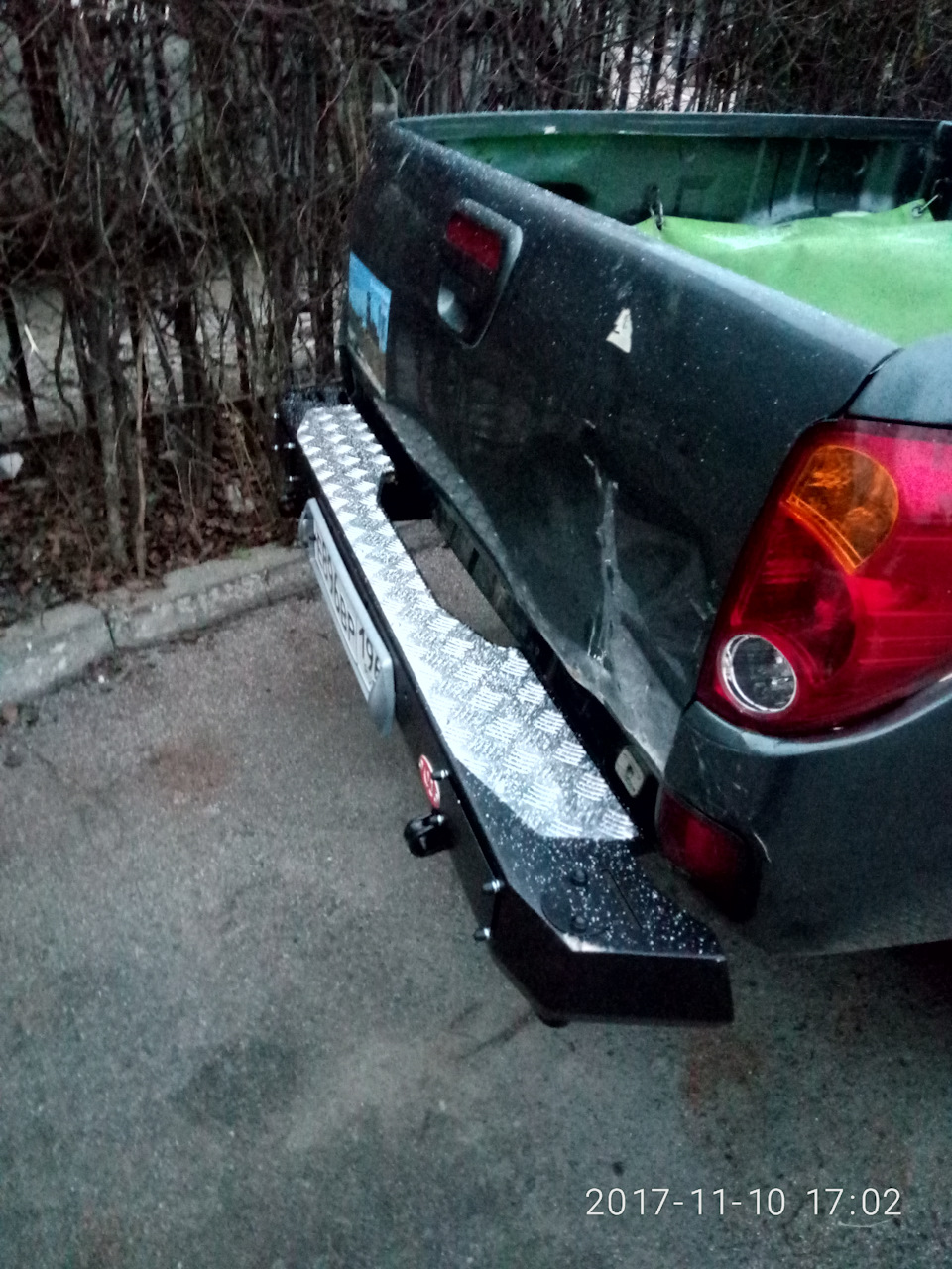 Вид с верху. — Mitsubishi L200 (4G)