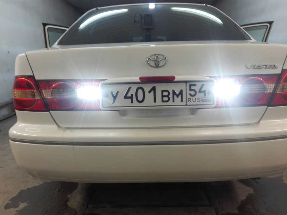 Конечный результат — Светодиод w16w от Super Bright led Winer! — Toyota Vista (50)