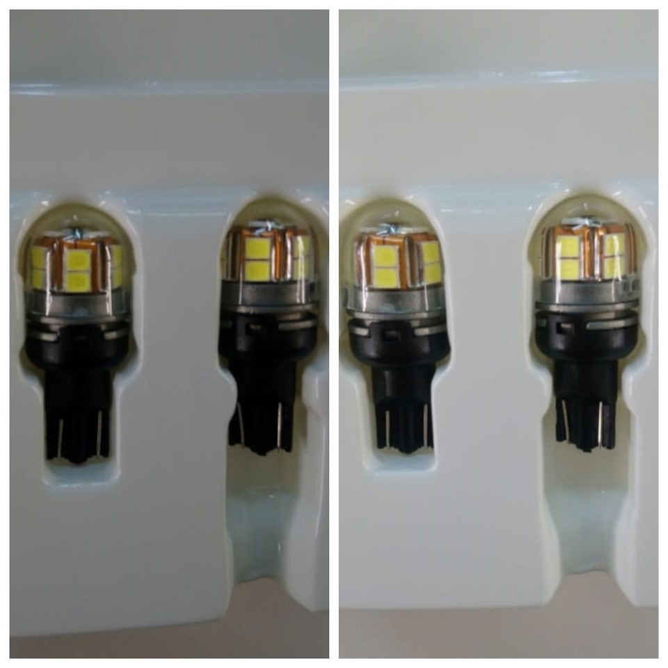 Сами лампы w16w Super Bright led. — Toyota Vista (50)