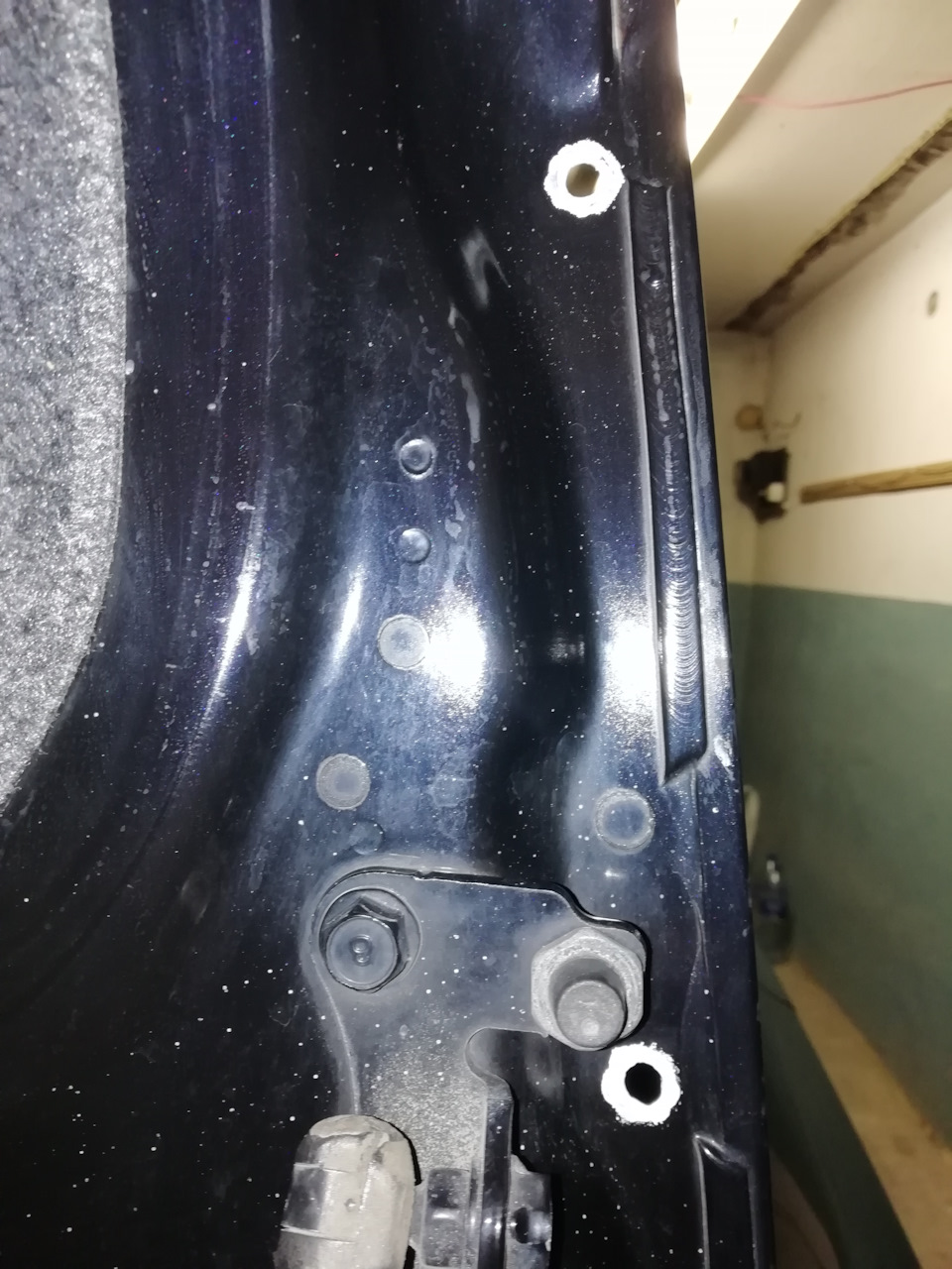 обработанные отверстия — Mitsubishi Lancer X