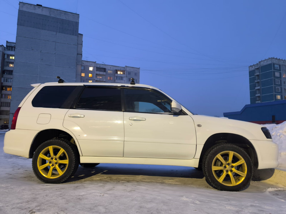 после установки лифта+50мм — Subaru Forester (SG)