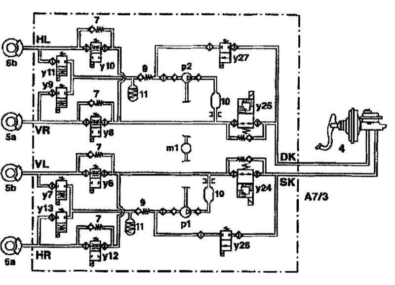 Схема, что нашел. Может электроклапан сброса давления в контуре — ипет мозг? — Mercedes-Benz M-Class (W163)