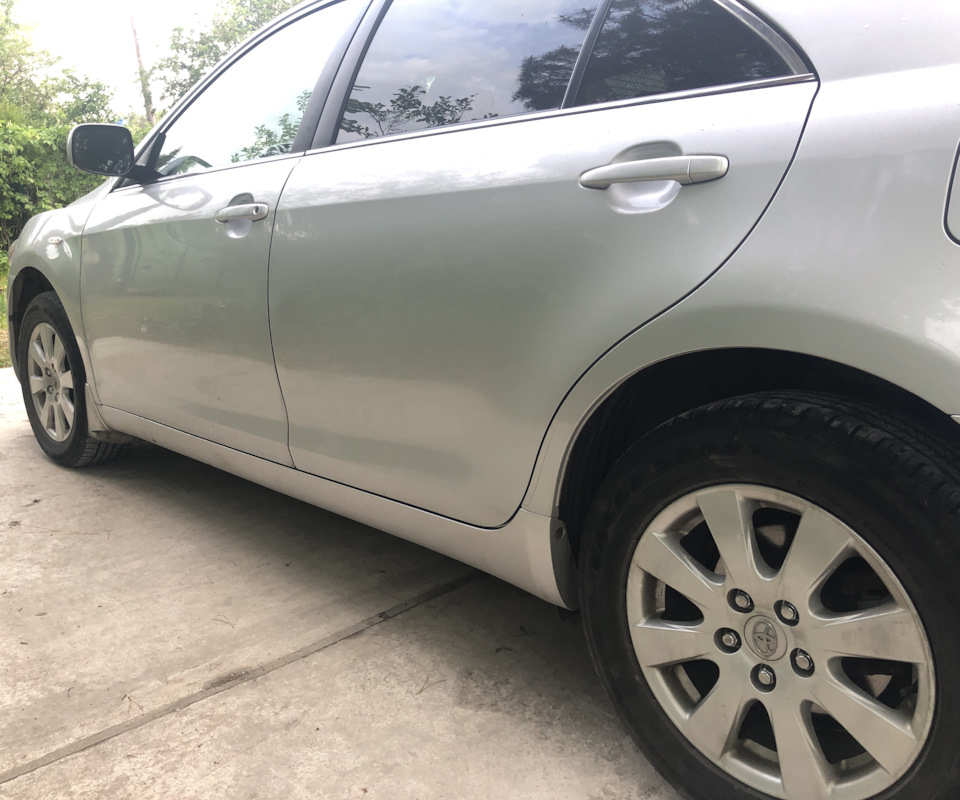 сразу после установки, потом пружины пришли в норму — Toyota Camry (XV40)