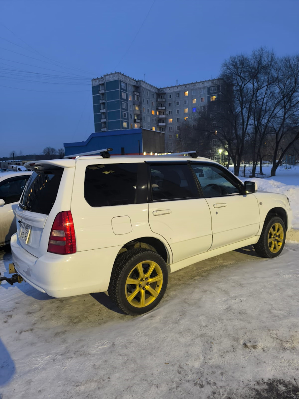 после установки лифта+50мм — Subaru Forester (SG)