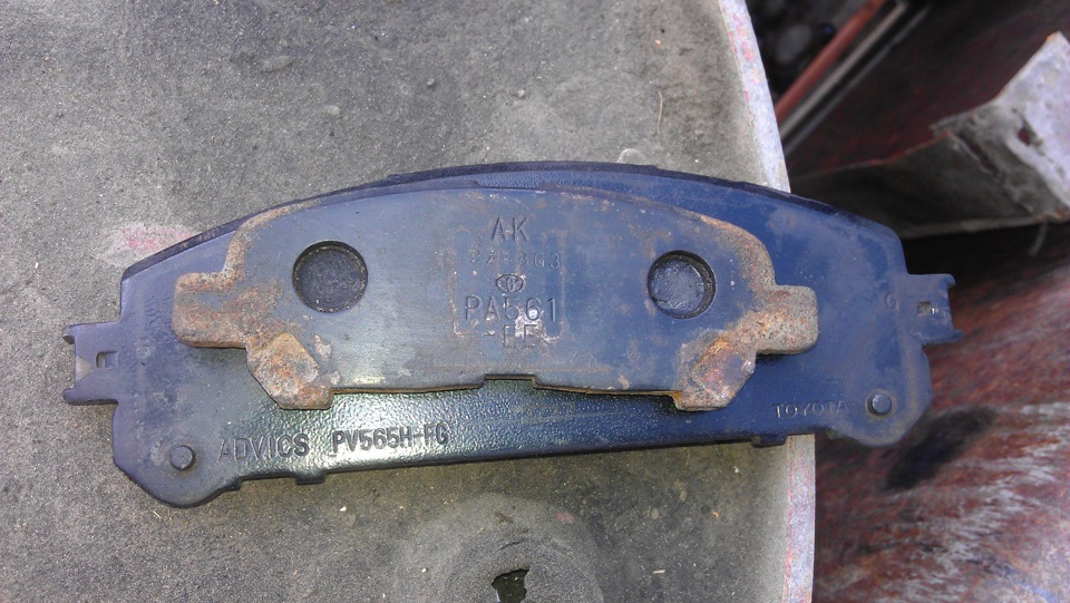 колодки Toyota = Advics, RX 3 — Lexus RX (2G)