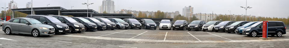 Общая панорамка, насколько четко позволил Драйв2, снято с рук — Ford S-Max (1G)