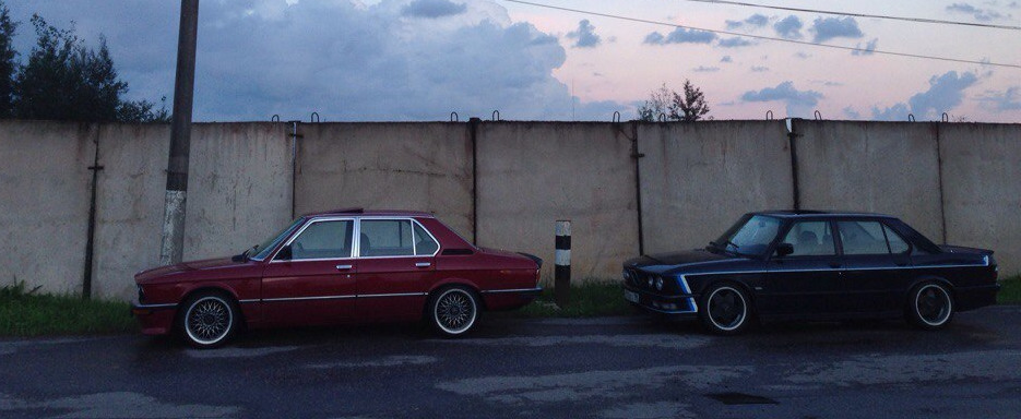 Oldtimebmwworkshop e28 535i и наша е12 528iS — BMW 5 series (E12)