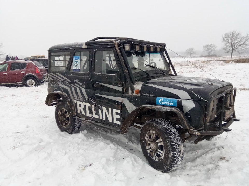 фото после поворота. на двери это просто грязь — УАЗ 315195 Hunter