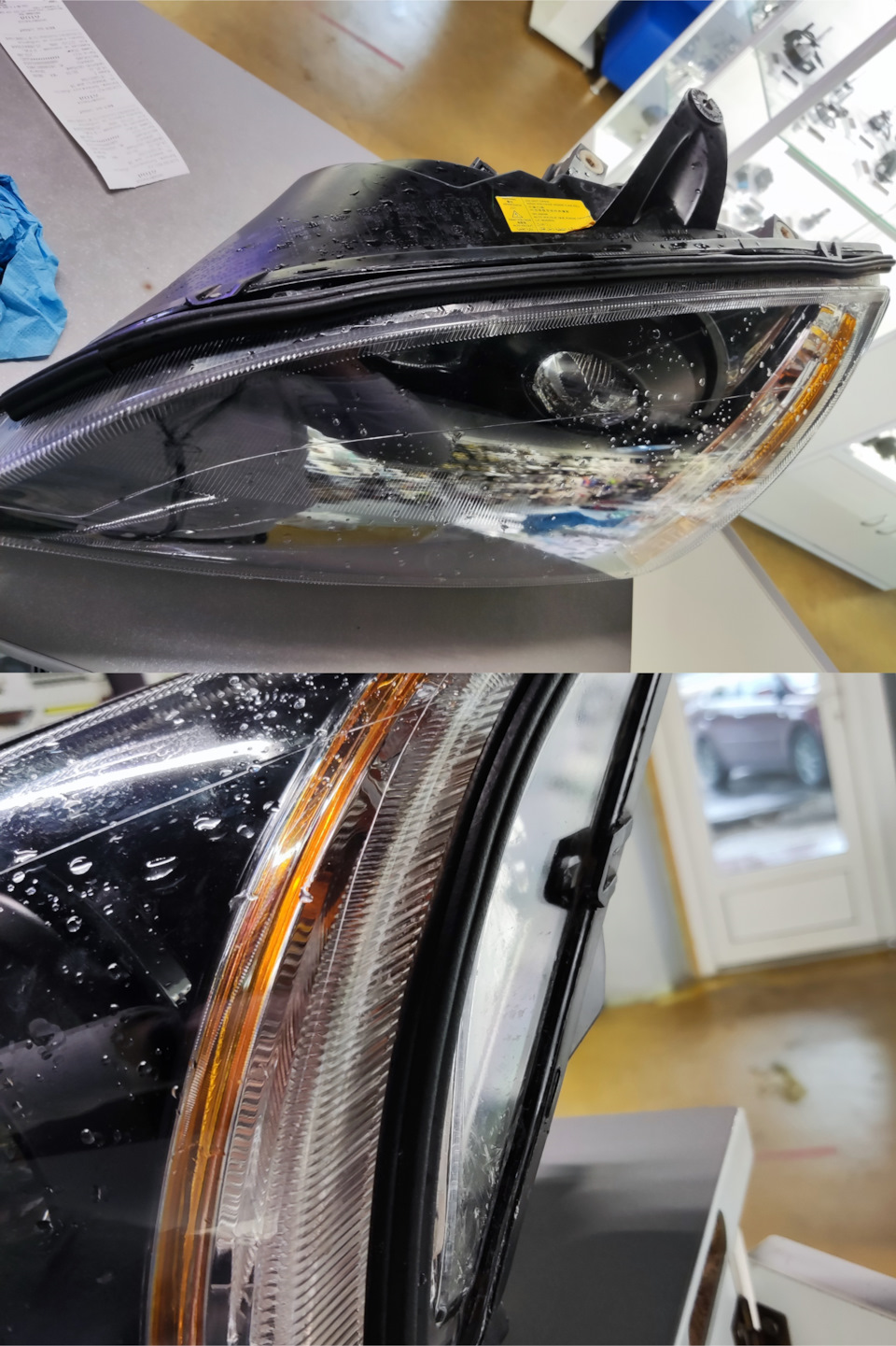 уплотнитель сверху и сбоку — Ford Focus Sedan II