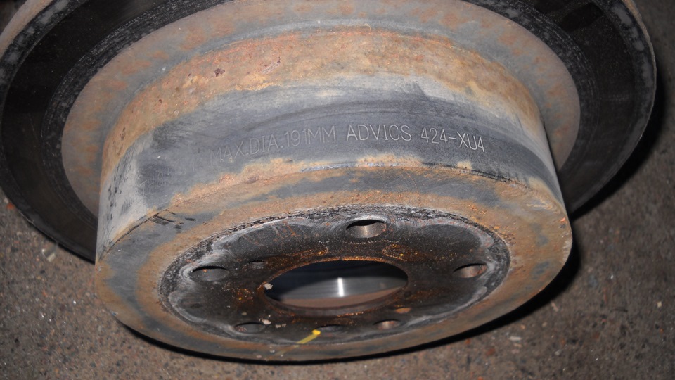 диски Toyota = Advics, Highlander — Lexus RX (2G)