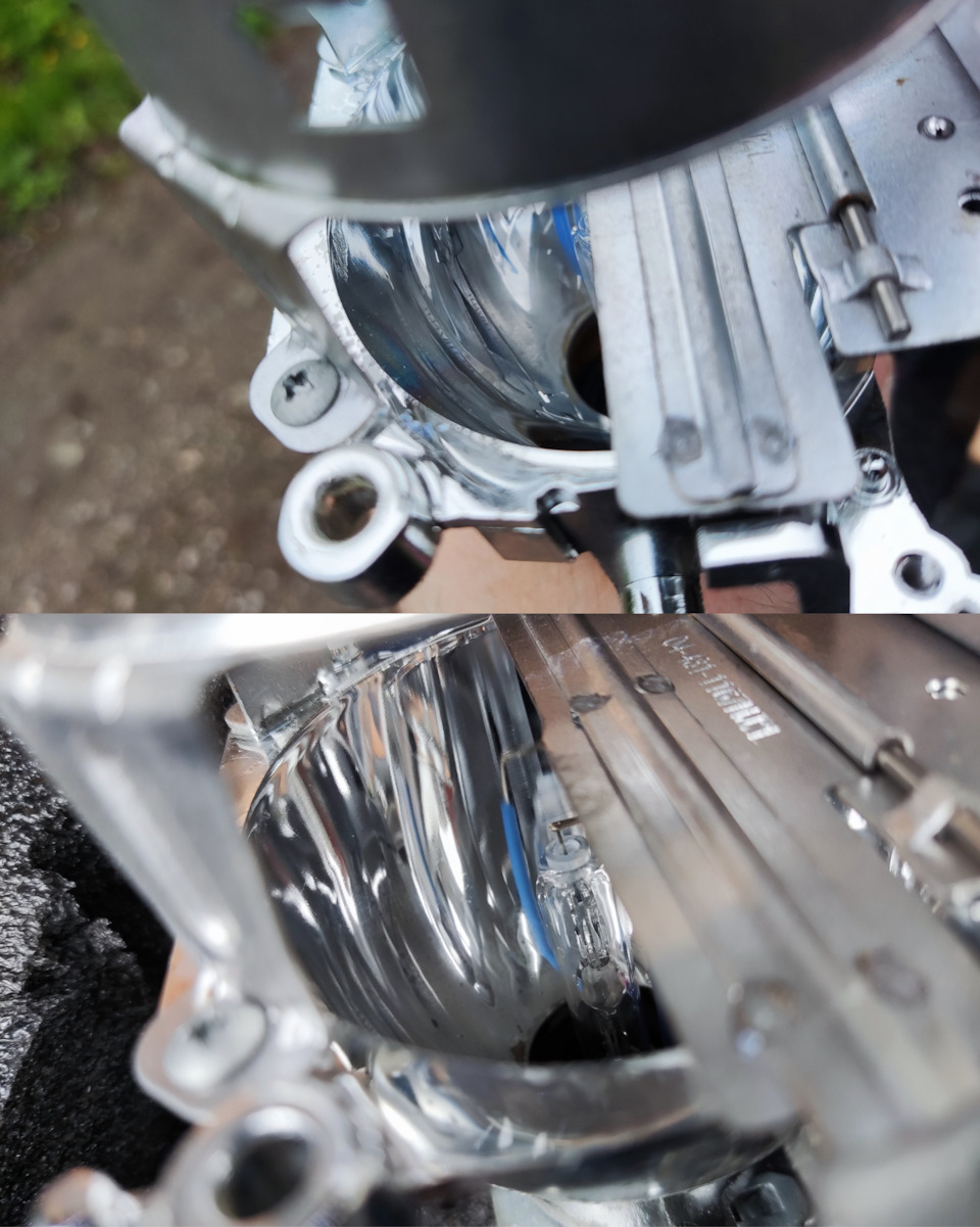 живой отражатель как не странно, p.s. линзы светят достойно, включал их с универсальных блоков, но сфоткать забыл — Ford Focus Sedan II