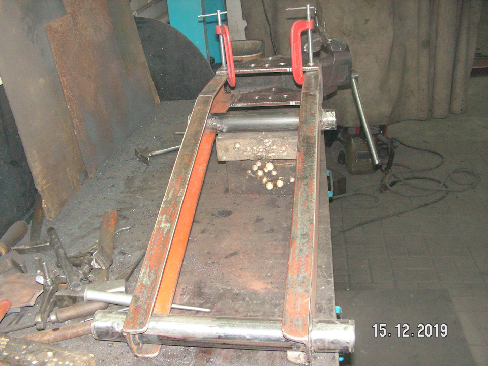 Фото в бортжурнале Самодельный минитрактор