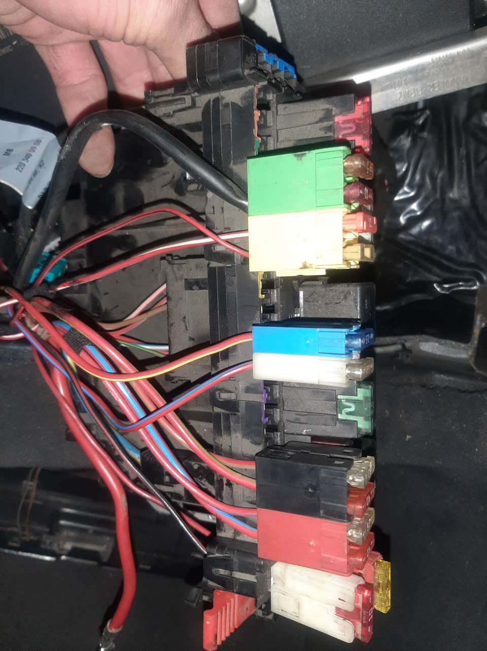 Снимаем с машины этого красавца! И фоткаем гдеи что было. — Mercedes-Benz S-Class (W220)