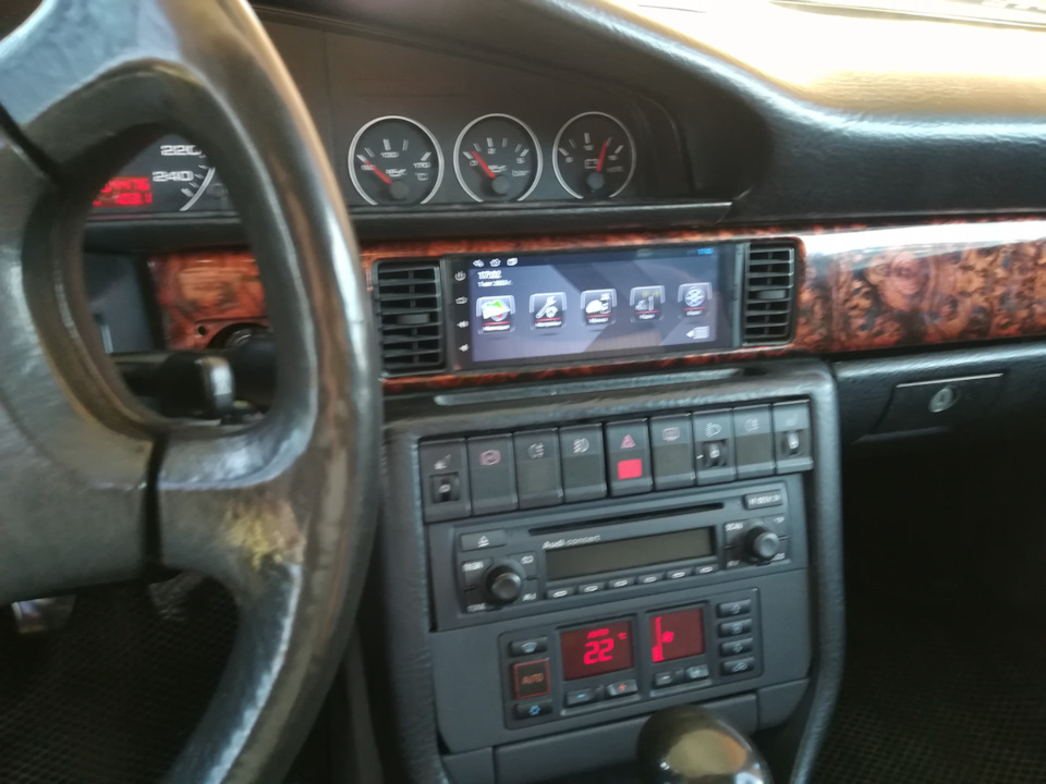 поставил мини дефлекторы — Audi 100 Avant (C3)