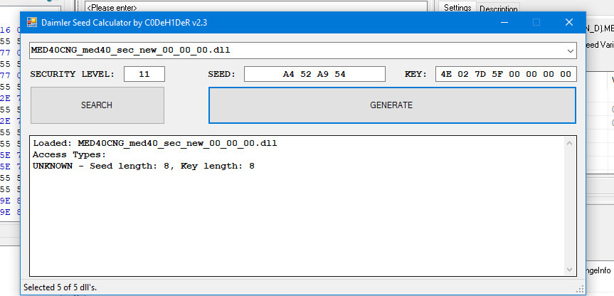 На скриншоте SeedCalc 2.3, но я даю ссылку на 3-ю версию. Работает идентично и логика такая же. — Mercedes-Benz C-Class (W205)