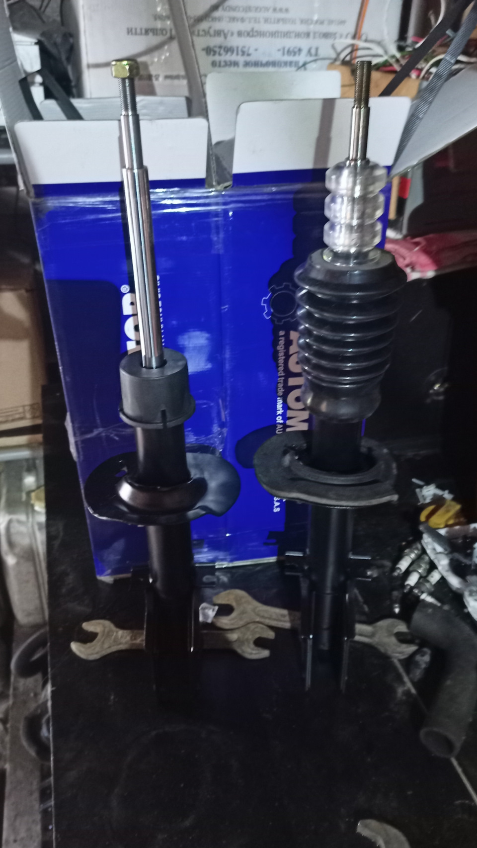 НОВАЯ СТОЙКА С ПЫЛЬНИКОМ И ОТБОЙНИКОМ ВАЗ 2110 — FIAT Albea